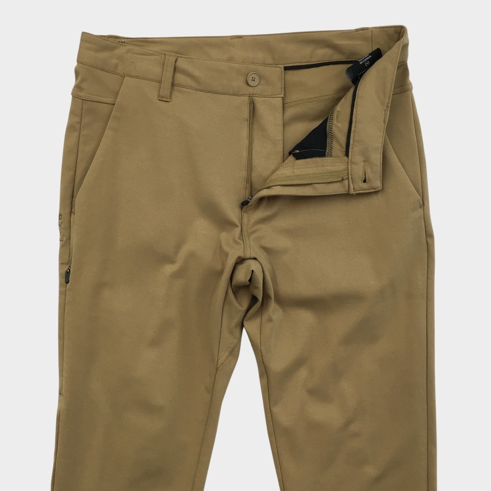 BYLT Premium Basics Everyday Pant 2.0 Tan Men Size M Performance‎ Stretch